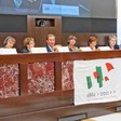 Roma, Sala polifunzionale della Presidenza del Consiglio - Il Presidente della Camera dei deputati Gianfranco Fini interviene alla conferenza del Distretto 28 dello Zonta International