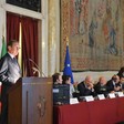 Il Presidente della Camera dei deputati, Gianfranco Fini, interviene all'Apertura dei lavori della Commissione Cultura dell'Assemblea parlamentare dell'Unione per il Mediterraneo (AP-UpM)