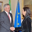 La Presidente della Camera dei deputati, Laura Boldrini, riceve l'Ambasciatore degli Stati Uniti America, David Thorne
