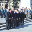Le Alte Cariche dello Stato assistono alla deposizione di una corona d'alloro presso l'Altare della Patria in occasione della Festa Nazionale della Repubblica