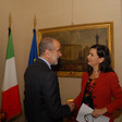 La Presidente della Camera dei deputati, Laura Boldrini, riceve il Presidente della Provincia di Parma, Vincenzo Bernazzoli e alcuni sindaci di Comuni alluvionati