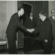 Il presidente della Camera dei Deputati Giovanni Leone riceve l'ambasciatore della Cecoslovacchia Ian Pudlak