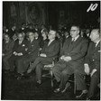 Il presidente della Repubblica Giovanni Gronchi e numerose altre autorità partecipano all'inaugurazione della 'Casa dell'America Latina' a Palazzo Ruspoli a Roma
