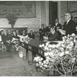 Inaugurazione dei busti di Vittorio Emanuele Orlando e Enrico De Nicola nel Corridoio dei Busti a Montecitorio