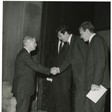 Il presidente della Camera dei Deputati Alessandro Pertini riceve l'ambasciatore degli Stati Uniti Martin Graham
