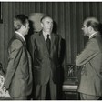 Il presidente della Camera dei Deputati Pietro Ingrao riceve l'ambasciatore dell'URSS in Italia Nikita Ryzhov