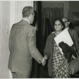 Il presidente della Camera dei Deputati Pietro Ingrao riceve il  presidente della Camera indiano e la sua delegazione