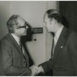 L'ambasciatore USA Richard Gardner giunge a Montecitorio e viene ricevuto dal presidente della Camera dei Deputati Pietro Ingrao