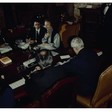 Il presidente della Camera dei Deputati Nilde Iotti riceve una delegazione austriaca