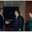 Una delegazione della Jugoslavia viene ricevuta dal Presidente della Commissione Affari Esteri Giorgio La Malfa e dal Presidente della Camera dei Deputati Nilde Iotti