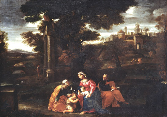 Paesaggio con Sacra Famiglia, Sant'Elisabetta e San Giovannino