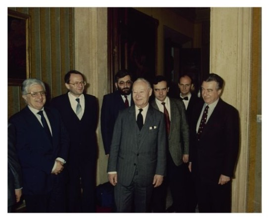 Incontro del Presidente Iotti con il Presidente cecoslovacco Dubcek e Delegazione