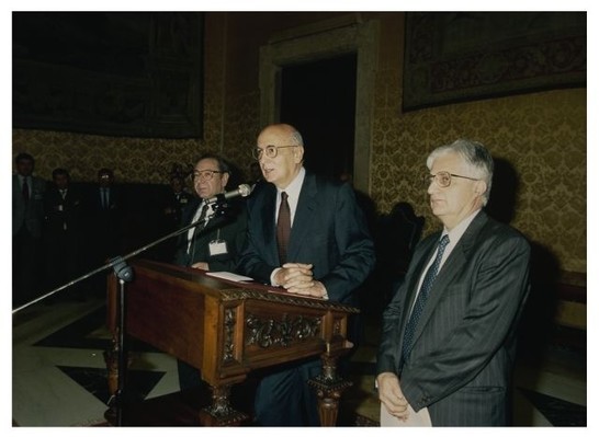 Il Presidente Napolitano incontra i dipendenti della Camera