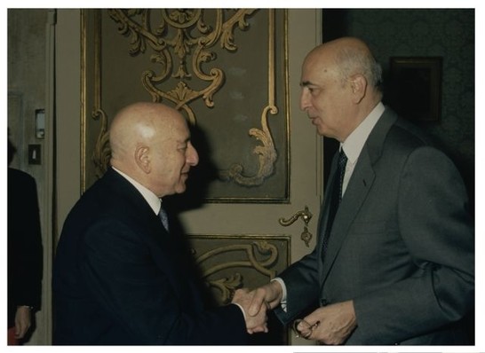 Incontro del Presidente Napolitano con il prof. Aldo Corasaniti