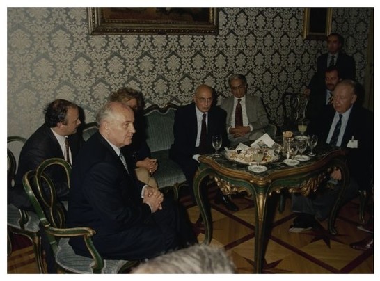 Presidente Napolitano riceve Gorbaciov