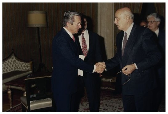 Presidente Napolitano riceve l'Ambasciatore U.S.A. Mr. Reginald Bartholomew