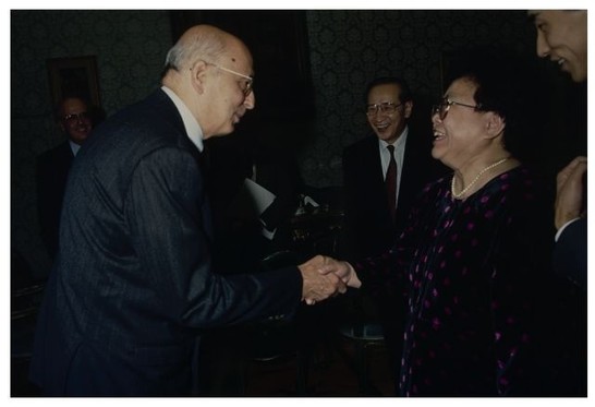 Presidente Napolitano riceve il Vice Premier della Repubblica popolare cinese on. Peng Peiyung