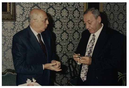 Il Presidente Napolitano riceve il Presidente del Parlamento libanese Nabih Berri