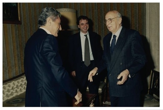 Il Presidente Napolitano riceve il sindaco di Napoli Bassolino