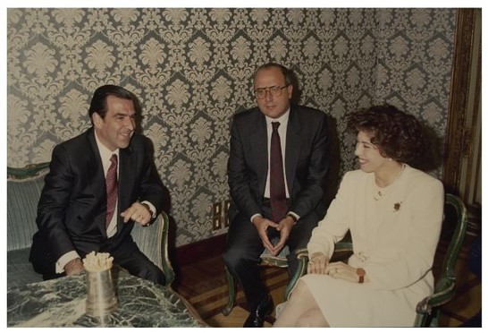 Incontro  del Presidente PIVETTI con il Presidente della Repubblica Cilena Eduardo FREI