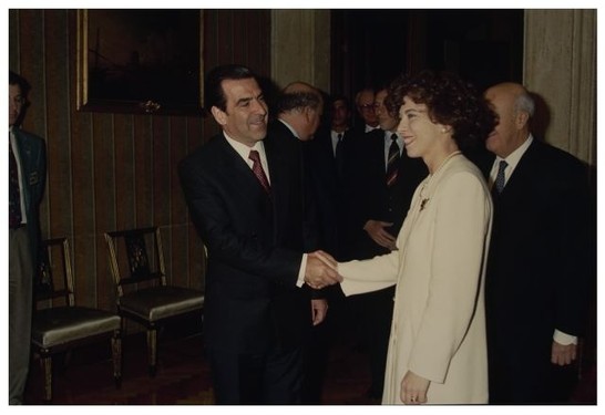 Incontro  del Presidente PIVETTI con il Presidente della Repubblica Cilena Eduardo FREI