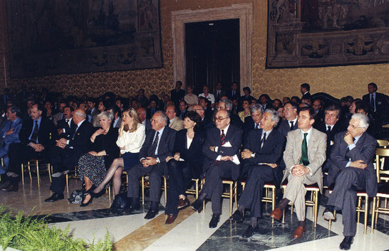 Entrata in servizio dei Consiglieri Parlamentari: cerimonia con il Presidente della Camera dei Deputati Luciano Violante