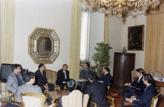 Il Vicepresidente della Camera dei deputati Pierluigi Petrini incontra il Vice Ministro della Repubblica popolare cinese Zhang Timbao