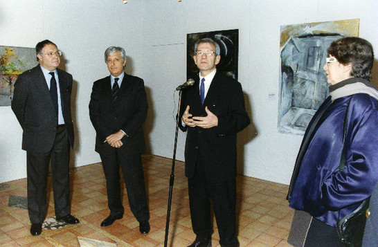 Inaugurazione della mostra di pittura dedicata a Giosetta Fioroni