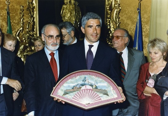 Il Presidente della Camera dei deputati, Pier Ferdinando Casini, riceve il Ventaglio