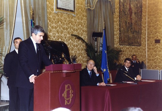Il Presidente della Camera dei deputati, Pier Ferdinando Casini, interviene al 50° Anniversario del Consiglio Comuni e Regioni d'Europa