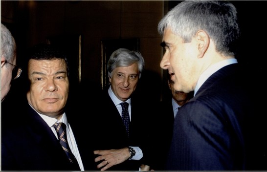 Il Presidente della Camera dei deputati, Pier Ferdinando Casini, riceve il Presidente dell'Assemblea Popolare Nazionale di Algeria, Ammar Saadani