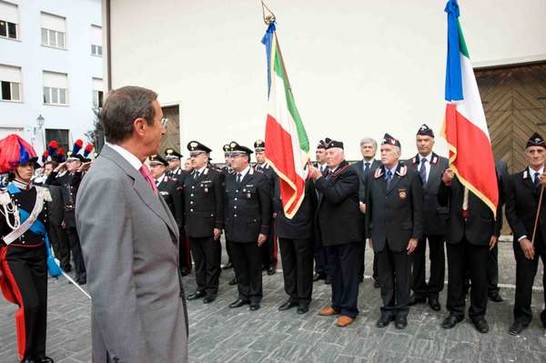 Bellegra (RM) - Il Presidente della Camera dei deputati Gianfranco Fini partecipa all'Inaugurazione della nuova Caserma dell'Arma dei Carabinieri