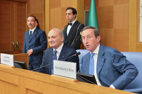 Il Presidente della Camera dei deputati, Gianfranco Fini, interviene alla Presentazione del primo Rapporto 'Benessere Equo e Sostenibile'