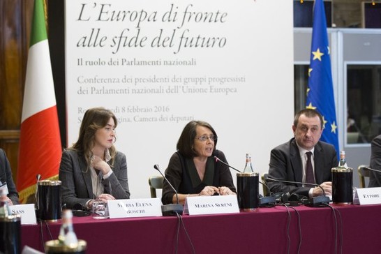 L'intervento della Vicepresidente della Camera dei deputati, Marina Sereni, nella seconda sessione della conferenza