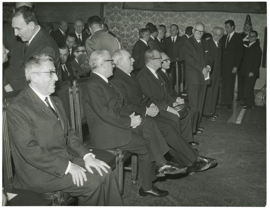 Inaugurazione busti on.li V.E. Orlando e De Nicola