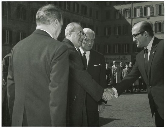 Inaugurazione busti on.li V.E. Orlando e De Nicola