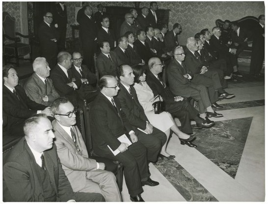 Inaugurazione busti on.li V.E. Orlando e De Nicola