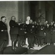 Inaugurazione del busto di Alfredo Rocco. Presenti i presidenti di Camera e Senato, Costanzo Ciano e Luigi Federzoni.