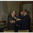 Il Presidente della III° Commissione Affari Esteri della Camera dei Deputati Flaminio Piccoli riceve il Presidente del Nicaragua Daniel Ortega