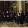 Inaugurazione mostra del pittore 'Sartorio' nella Sala della Regina
