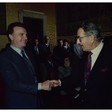 Il Vicepresidente della Camera dei Deputati Aldo Aniasi riceve una delegazione di Pavia