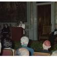 Incontro del Vicepresidente USA Danforth Quayle con le più alte cariche dello stato e successiva conferenza nella Sala della Regina di Palazzo Montecitorio