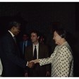 Il Presidente Iotti e il Presidente della commissione Esteri On. Margherita Boniver incontrano il leader del National Congress Nelson Mandela