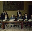 Il Presidente della Commissione Esteri Flaminio Piccoli incontra il Presidente cecoslovacco Alexander Dubcek