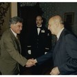 Il Presidente della Camera dei Deputati Giorgio Napolitano riceve una delegazione albanese