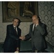 Il Presidente della Camera dei Deputati Giorgio Napolitano riceve il Presidente del Consiglio Giuliano Amato