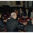 Presidente Napolitano riceve gruppo di poliziotti inglesi in viaggio per l'Europa scopo raccolta fondi per iniziativa benefica. Gli stessi si incontrano con l'On. Gorgoni