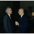 Il Presidente della Camera dei Deputati Giorgio Napolitano riceve il nuovo Presidente della RAI Claudio Demattè