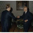 Il Presidente della Camera dei Deputati Giorgio Napolitano riceve il Generale De Carolis