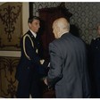 Il Presidente della Camera dei Deputati Giorgio Napolitano riceve il Generale De Carolis